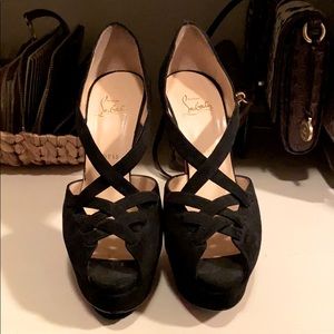 Lady corset Christian louboutin heels size 40